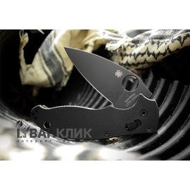 Нож Spyderco Manix 2 XL Black Blade (C95GPBBK2)