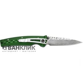 Нож Mcusta Fusion Damascus зеленый MC-0163D