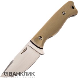 Нож N.C. Custom "Fang" tan, satin