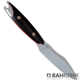 Нож N.C. Custom "TWIN" Niolox, stonewashed, G10