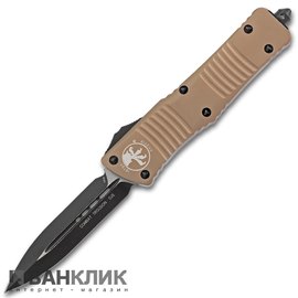 Нож Microtech Combat Troodon Double Edge Black Blade 142-1TA