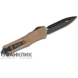 Нож Microtech Combat Troodon Double Edge Black Blade 142-1TA