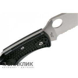 Нож Spyderco Endura Wharncliffe серрейтор (C10FSWCBK)