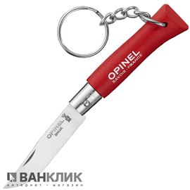 Нож-брелок Opinel №4 красный (002055)