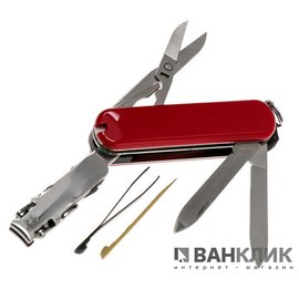 Нож Victorinox NailClip 580, 65 мм, красный 0.6463