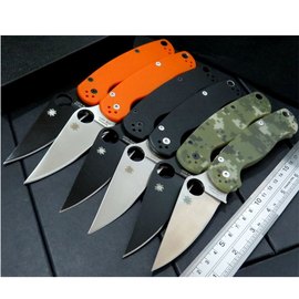 Нож Spyderco C81 G10 orange/black (Replica)