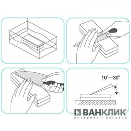 Точильный камень Risam RW212. Зернистость - 240/1000 (водный)