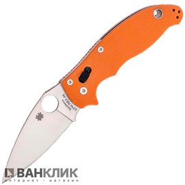 Нож Spyderco Manix 2 Sprint Run, REX 45 оранжевый (C101GPBORE2)