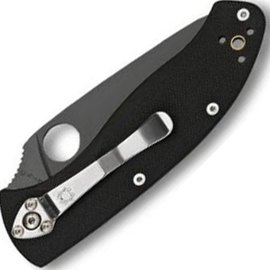 Кишеньковий ніж Spyderco Tenacious Black (C122GBBKP), зображення 3