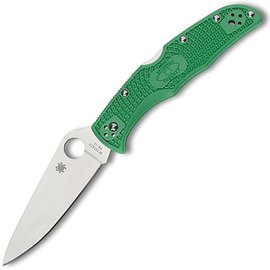 Нож для самообороны Spyderco Endura 4 Flat Ground зеленый (C10FPGR)