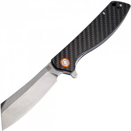Ніж Artisan Tomahawk SW CF (1815P-CF), Колір: Чорний, Марка сталі: D2, Матеріал рукояті: Carbon fiber