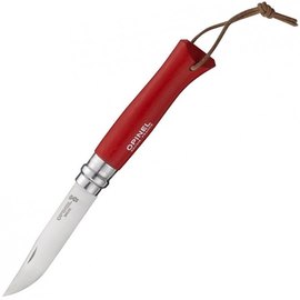 Нож туристический Opinel №8 "Adventurer" красный (001705), Цвет : Красный