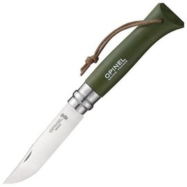 Нож туристический Opinel Trekking №8 Inox зеленый (001703), Цвет : Зелёный
