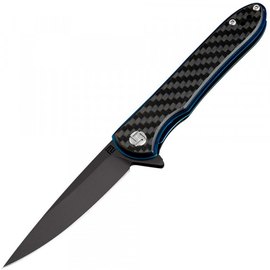 Ніж Artisan Shark Small BB CF (1707PS-BCF), Марка сталі: D2, Матеріал рукояті: Carbon fiber