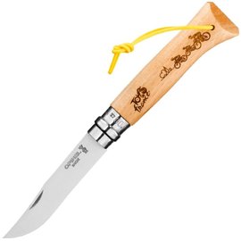 Нож Opinel №8 VRI Tour de France 2020 Engraved (002396)