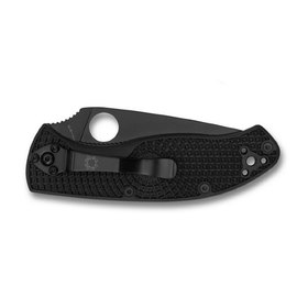Ніж Spyderco Tenacious Black Blade FRN, серрейтор (C122SBBK), зображення 2