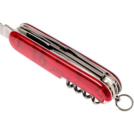 Многофункциональный нож Victorinox Climber 1.3703.TB1, Цвет : Красный прозрачный, изображение 4