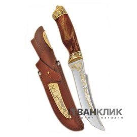 Нож АиР Клык (комб. ножны в шкат. из шпона)