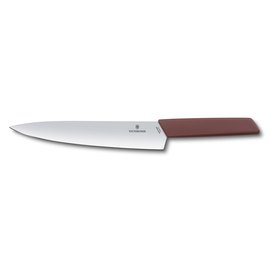 Ніж кухонний Victorinox Swiss Modern, 22 см, бордовий 6.9016.221B, зображення 5
