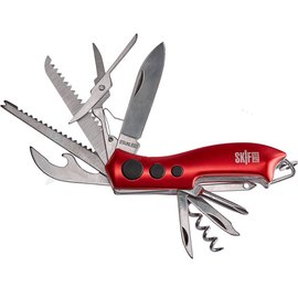 Багатофункціональний ніж для виживання SKIF Plus Wavy, червоний KJ5011LG3-R