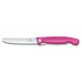 Кухонный нож Victorinox SwissClassic Foldable Paring розовый 6.7836.F5B, Цвет : Розовый, изображение 4
