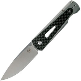 Карманный нож Amare Knives "Paragon" carbon 201811, Марка стали: Bohler N690, Материал рукояти: Carbon fiber