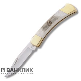 Нож Buck Elk Handle Folding Hunter&reg;&nbsp;with B&C Medallion 110EKSBCLE