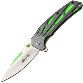 Нож Mtech MT-A1138GN, Цвет : Серо-зелёный, Марка стали: 3Cr13, Материал рукояти: Алюміній