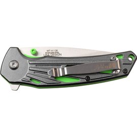 Нож Mtech MT-A1138GN, Цвет : Серо-зелёный, Марка стали: 3Cr13, Материал рукояти: Алюміній, изображение 4