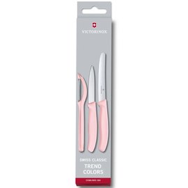Набор кухонный Victorinox SwissClassic Paring Set 3шт розовый 6.7116.31L52, Цвет: Розовый, изображение 2