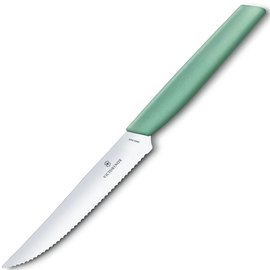 Нож кухонный Victorinox Swiss Modern Steak&Pizza мятный 6.9006.12W41