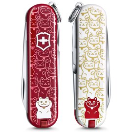 Багатофункціональний ніж Victorinox Classic Le Lucky Cat 0.6223.L2106, Колір: Le Lucky Cat, зображення 2