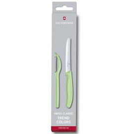 Набор кухонный Victorinox SwissClassic Paring Set 2шт зеленый 6.7116.21L42, Цвет: Зелёный, изображение 2