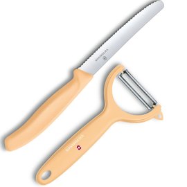 Набор кухонный Victorinox SwissClassic Paring Set 2шт оранжевый 6.7116.23L92, Цвет: Оранжевый