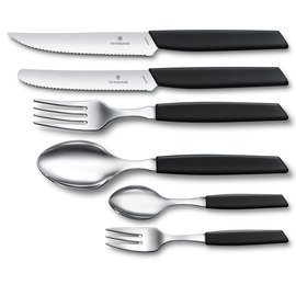 Вилка Victorinox Swiss Modern Cake черный 6.9033.06, Цвет: Чёрный, изображение 2