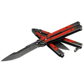 Нож-бабочка (балисонг) Mr.Blade MADCAP red, black, изображение 4