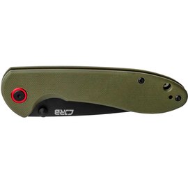 Ніж CJRB Fieldspar Black Blade green (J1912-BGN), Колір: Зелений, Марка сталі: AR-RPM9, Матеріал рукояті: Склотекстоліт (G10), зображення 3