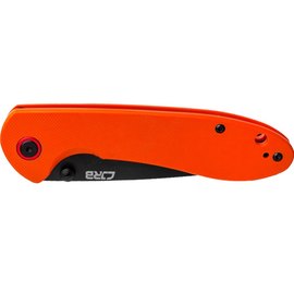 Ніж CJRB Fieldspar Black Blade orange (J1912-BOE), Колір: Помаранчевий, Марка сталі: AR-RPM9, Матеріал рукояті: Склотекстоліт (G10), зображення 3