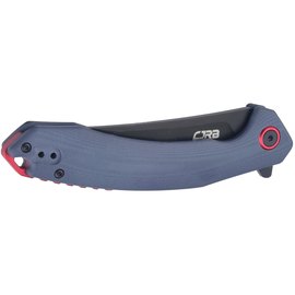 Кишеньковий ніж CJRB Gobi Black Blade gray blue (J1906-BGY), Колір: Синій, Марка сталі: AR-RPM9, Матеріал рукояті: Склотекстоліт (G10), зображення 2
