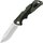 Нож Buck Folding Pursuit Large 659GRS, Цвет : Чёрный/Зелёный, Марка стали: 420HC, Материал рукояти: Versaflex