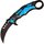 Нож керамбит Skif Plus Cockatoo blue SPK2BL, Цвет : Синий, Марка стали: 3Cr13, Материал рукояти: Пластик