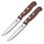 Набір кухонний Victorinox Wood Steak Set 2 ножі 12см з дерев. ручкою (GB) 5.1200.12G