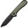 Кишеньковий ніж Civivi Elementum C907T-E, Покриття клинка: Black Stonewashed, Колір: Зелений