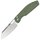 Карманный нож CJRB Ekko Micarta green (J1929B-MGN), Покрытие клинка: SW (Stonewash), Цвет : Зелёный, Материал рукояти: Мікарта