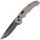 Автоматический выкидной нож Boker Plus Intention II Coyote 01BO483, Цвет : Коричневый