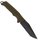 Нож туристический SOG Trident FX OD Green/Partaily Serrated (17-12-04-57), Цвет : Зелёный, Тип режущей кромки: Полусеррейтор
