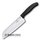 Нож кухонный Victorinox SwissClassic, Santoku, ребр. лезо, 17см, черный блистер 6.8523.17B