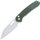 Кишеньковий ніж CJRB Pyrite Wharncliffe Micarta Green (J1925A-MGN), Покриття клинка: SW (Stonewash), Колір: Green