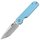 Карманный нож CJRB Nova Blue (J1937-BU), Покрытие клинка: Sandblast, Цвет : Blue