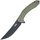 Карманный нож CJRB Gobi Black Blade green (J1906-BGN), Цвет : Зелёный, Марка стали: AR-RPM9, Материал рукояти: Стеклотекстолит (G10)